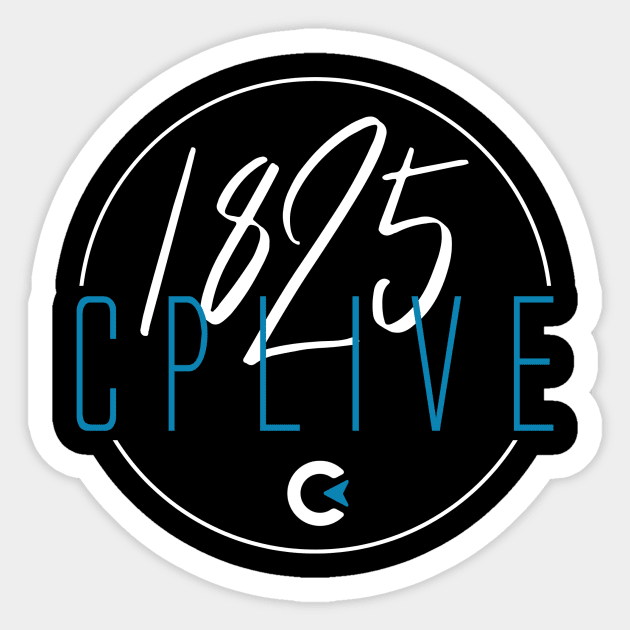 CPLive 1825 Logo Sticker by kimberly@crosspointlive.com